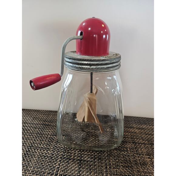 Vintage SCC Number 4 Hand Crank Paddle, Butter Churn, SCC Tulip Shape Jar - Picture 1 of 12